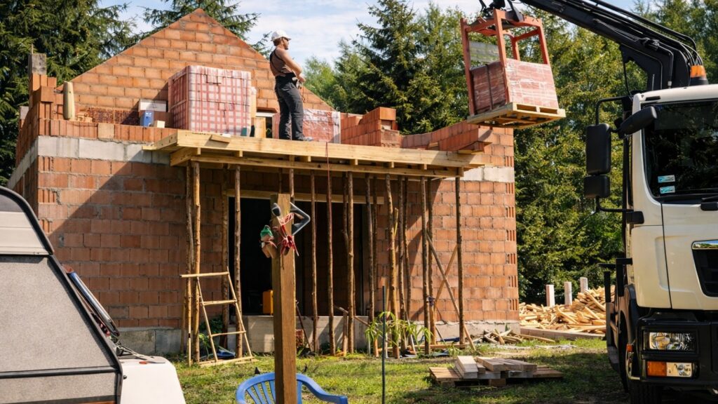 Budowa domu jednorodzinnego usługi budowlane rąbień