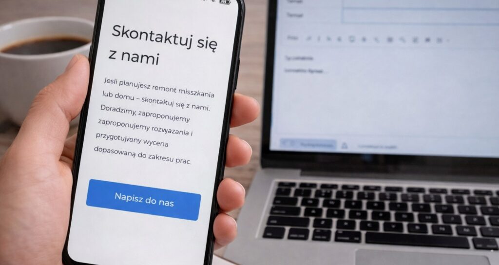 usługi - remonty mieszkań - kontakt - Rąbień, Zgierz, łodź i okolice